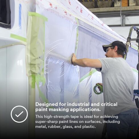 شريط لاصق عالي الأداء 3M 401+، أخضر، 48 مم × 55 م - قوة تحمل قوية للسيارات والمركبات المتخصصة والأسواق الصناعية، علبة مكونة من 12 قطعة in Kuwait