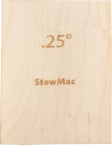 StewMac Bass Neck Shims for Bolt-on Necks, Made of Solid Maple, Blank, Set of 3 in Saudi Arabia