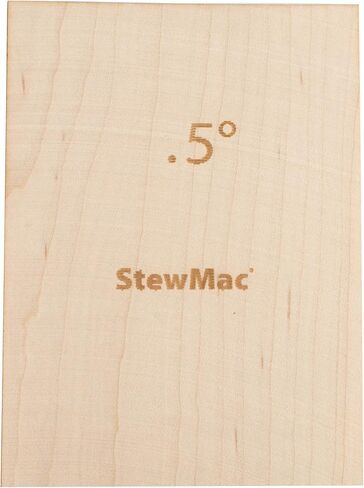 StewMac Bass Neck Shims for Bolt-on Necks, Made of Solid Maple, Blank, Set of 3 in Saudi Arabia