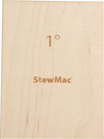StewMac Bass Neck Shims for Bolt-on Necks, Made of Solid Maple, Blank, Set of 3 in Saudi Arabia