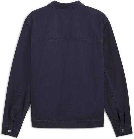 سترة PUMA للرجال Mmq Zip Overshirt ملابس خارجية كاجوال - أزرق - مقاس L in Saudi Arabia