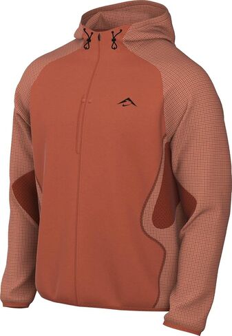 سترة الجري Nike Trail Aireez للرجال (الولايات المتحدة، ألفا، متوسط، عادي، عادي، مرجاني عتيق/أحمر تنين/أسود) in Saudi Arabia
