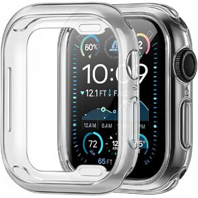 [2 Pack] Penom Compatible for Apple Watch Ultra Case 49mm Bumper Cover, Soft TPU Shockproof Protective Scratch-Resistant Frame for iWatch Series 8 Ultra 49 MM [No Screen Protector] - Orange in Saudi Arabia
