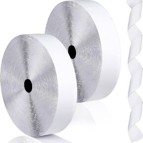 Maitys 2 Inch x 82 ft Hook and Loop Tape with Adhesive Heavy Duty Strips Hook and Loop Strips Double Sided Hook Loop Rolls Industrial Strength Sticky Fastener Wall Hanging Strips(Black) in Kuwait