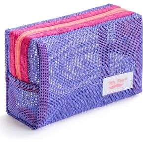 Mr. Pen- Mesh Pouch, Blue, Zipper Mesh Bags for Organization, Makeup Cosmetic Purse Pouch in Kuwait
