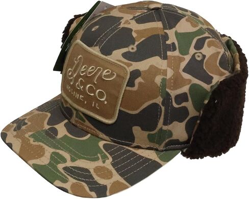 John Deere CA Sherpa Lined Trapper Cap/Hat with Patch - LP88249 in Saudi Arabia