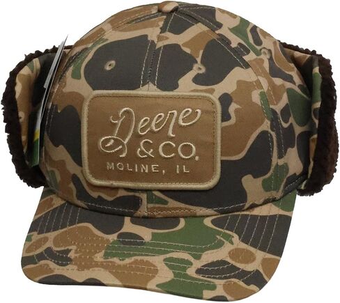 John Deere CA Sherpa Lined Trapper Cap/Hat with Patch - LP88249 in Saudi Arabia