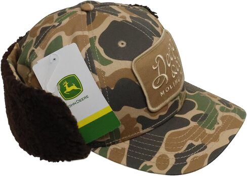 John Deere CA Sherpa Lined Trapper Cap/Hat with Patch - LP88249 in Saudi Arabia