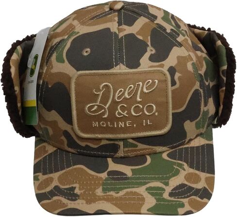 John Deere CA Sherpa Lined Trapper Cap/Hat with Patch - LP88249 in Saudi Arabia