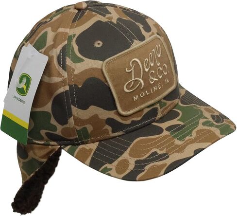 John Deere CA Sherpa Lined Trapper Cap/Hat with Patch - LP88249 in Saudi Arabia