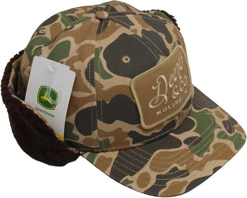 John Deere CA Sherpa Lined Trapper Cap/Hat with Patch - LP88249 in Saudi Arabia