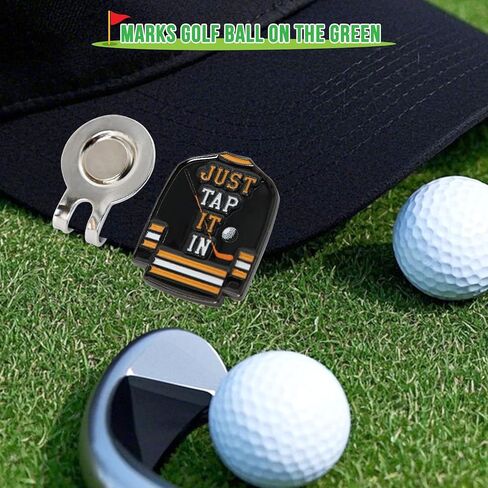 علامة كرة الجولف Happy Gilmore - فقط اضغط عليها، مشبك قبعة علامة الكرة المغناطيسية، ملحقات الجولف Happy Gilmore للرجال والنساء لمحبي الجولف in Kuwait
