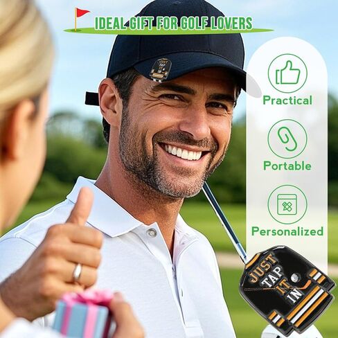 علامة كرة الجولف Happy Gilmore - فقط اضغط عليها، مشبك قبعة علامة الكرة المغناطيسية، ملحقات الجولف Happy Gilmore للرجال والنساء لمحبي الجولف in Kuwait