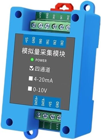 Analog to Digital Signal RS485 Repeater Photoelectric Isolation Industrial Grade RS485 Hub 2-Port Signal Amplifier Anti-Interference Lightning Protection(1 Port,4-20mA) in Saudi Arabia