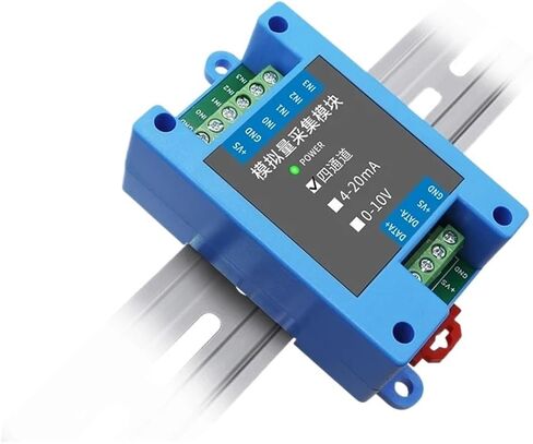 Analog to Digital Signal RS485 Repeater Photoelectric Isolation Industrial Grade RS485 Hub 2-Port Signal Amplifier Anti-Interference Lightning Protection(1 Port,4-20mA) in Saudi Arabia