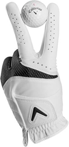 قفاز Callaway Golf MLH Weather Spann، عبوة من قطعتين، أبيض متوسط/كبير in Saudi Arabia
