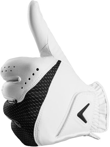 قفاز Callaway Golf MLH Weather Spann، عبوة من قطعتين، أبيض متوسط/كبير in Saudi Arabia