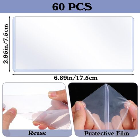 100 Pack Currency Topload Holder, Hard Plastic Clear Money Holder Rigid Protective Dollar Bill Sleeves Waterproof Currency Sleeves Dollar Bill Display Protector for Paper Currency Collectors in Kuwait