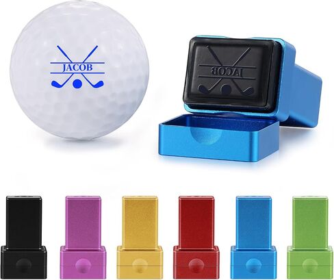 Custom Golf Ball Stamp, Quick-Dry & Waterproof Self-Inking Golf Balls Markers Stamper Marking Tool Golf Gifts in Saudi Arabia