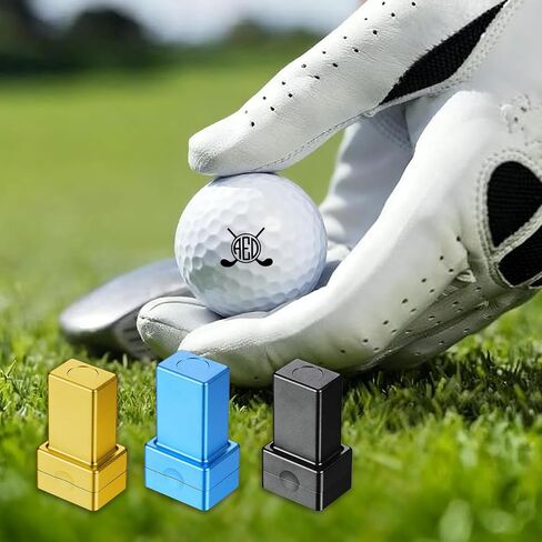 Custom Golf Ball Stamp, Quick-Dry & Waterproof Self-Inking Golf Balls Markers Stamper Marking Tool Golf Gifts in Saudi Arabia