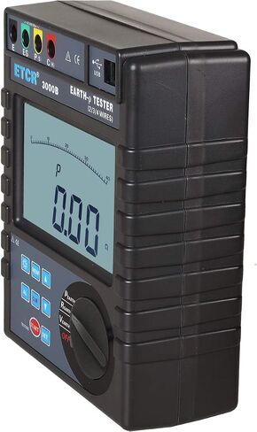 ETCR3000B High Accurate2/3/4 Wire Earth Voltage Resistance Soil Resistivity Tester,Measuring Range: 0.00Ω~30.00kΩ Testing Voltage: 0.0~600V AC(ETCR3000B) in Saudi Arabia