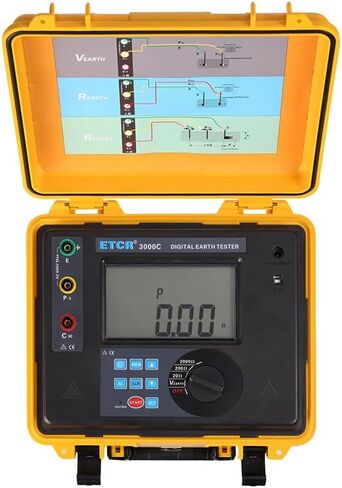 جهاز اختبار مقاومة الأرض الرقمي ETCR3000C بشاشة LCD كبيرة جهاز اختبار مقاومة الأرض الرقمي، نطاق القياس: 0.01Ω~2000Ω جهد الاختبار: 0~600 فولت تيار متردد فئة الدقة: ±2% rdg±3dgt in Saudi Arabia