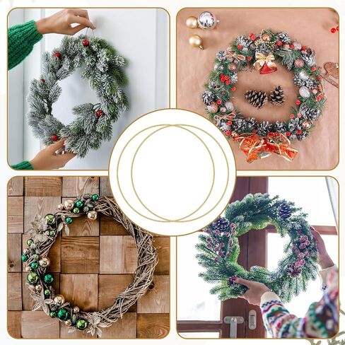 10 Pcs Metal Floral Hoops 10 Inch Dream Catcher Macrame Rings, Silver Metal Rings for DIY Centerpiece Table Decorations Wedding Wall Hanging Decor in Kuwait