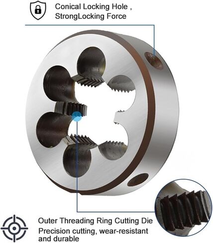 60pcs Tap and Die Set Metric and Inch Size Bearing Steel for Coarse and Fine Threads Tools Hand Tools in Saudi Arabia