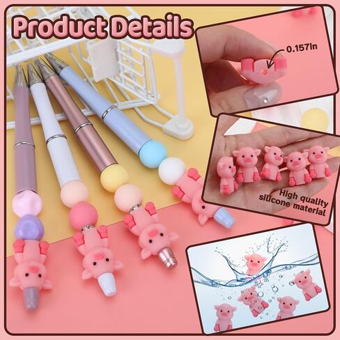 12pcs Silicone Focal Beads, Butterfly Silicone Beads for Keychain Making Butterfly Silicone Beads for Pens Shape Silicone Butterfly Beads for Bracelet Necklace Crafts (Colored Butterfly) in Kuwait