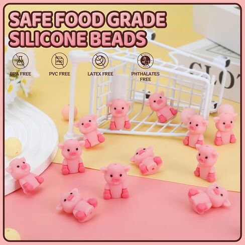 12pcs Silicone Focal Beads, Butterfly Silicone Beads for Keychain Making Butterfly Silicone Beads for Pens Shape Silicone Butterfly Beads for Bracelet Necklace Crafts (Colored Butterfly) in Kuwait