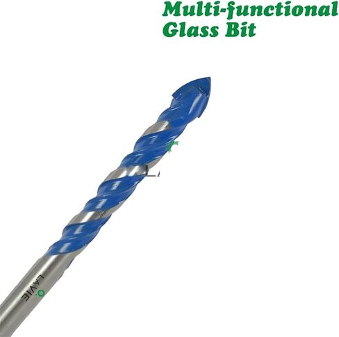 3mm to 12mm Multifunctional Glass Drill Bit Twist Spade Drill Triangle Bits for Ceramic Tile Concrete Glass Marble(4mm 4pcs) in Saudi Arabia