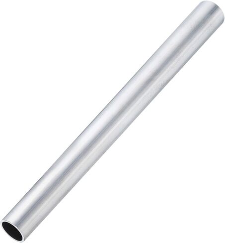 PATIKIL 6063 Aluminum Tubing, 13/16" (20mm) OD x 11/16" (18mm) x 10" Length 0.04" (1mm) Wall Thickness Seamless Round Aluminum Tube Metal Straight Pipe for DIY Industry Decor Crafts Model in Saudi Arabia