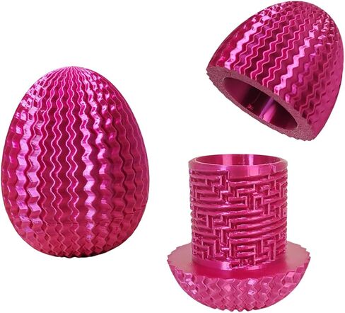 Dragon Egg Money Box - Money Puzzle Box for Cash Gift - Dragon Egg Labyrinth for Easter Gift - Open The Dragon King Treasure Gift (Black) in Kuwait