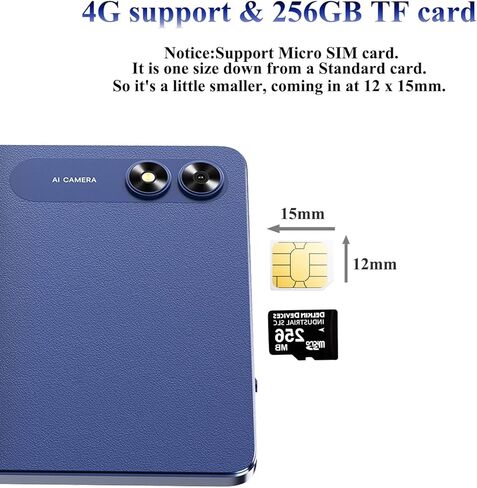 Umidigi G3 Tab Android 13 Tablet 2024 مع فتحة بطاقة SIM ، 3 جيجا بايت+32 جيجا بايت 256 جيجابايت ، و 2.4/5 جيجا هرتز ، واي فاي ، 10.1 بوصة لوحي مع 4 * A53-cortex من 2.0 جيجا هرتز ، 6000 مللي أمبير ، BT ، 1280 * 800. in Kuwait