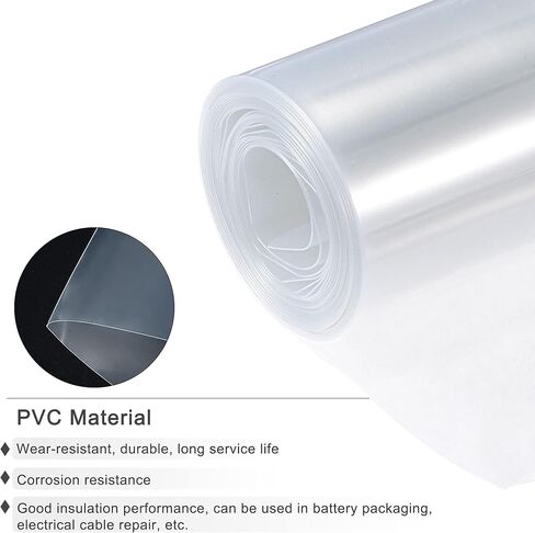 غلاف البطارية PVC أنابيب الانكماش الحراري 14 مم ضياء 23 مم مسطحة 10 أقدام عزل جيد لحزمة البطارية in Saudi Arabia