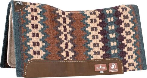 Classic Equine 32x34 Zone Series Blanket Top 3/4in Saddle Pad Tealslate in Saudi Arabia
