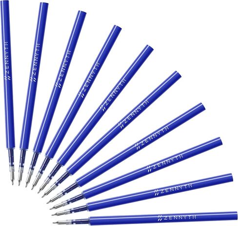 تعبئة Gel Pen 0.5 لأقلام النقر مع الربيع ، وتجفيف الحبر السريع حبر الحبر الأسود الأقلام الكتابة الملساء للمجلات (0.5 مم نصيحة غرامة ، حزمة من 10) in Kuwait