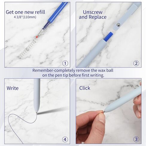 تعبئة Gel Pen 0.5 لأقلام النقر مع الربيع ، وتجفيف الحبر السريع حبر الحبر الأسود الأقلام الكتابة الملساء للمجلات (0.5 مم نصيحة غرامة ، حزمة من 10) in Kuwait