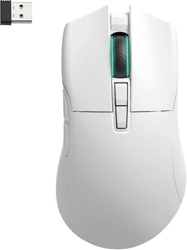 Darmoshark N5 Wireless Gaming Mouse,Tri-Mode 2.4G/USB-C/Bluetooth Mouse Up to 26000DPI,PAW3395 Optical Sensor,PC Gaming Mice with 7 Programmable Button,Suitable for Windows and Mac,500mAh-B in Saudi Arabia