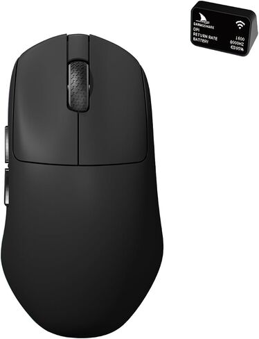 Darmoshark N5 Wireless Gaming Mouse,Tri-Mode 2.4G/USB-C/Bluetooth Mouse Up to 26000DPI,PAW3395 Optical Sensor,PC Gaming Mice with 7 Programmable Button,Suitable for Windows and Mac,500mAh-B in Saudi Arabia