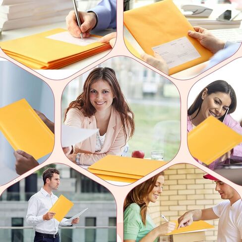 كرافت فقاعات بريدية 4x8 بوصة 100 عبوة من أكياس الشحن ذاتية اللصق، حجم قابل للاستخدام 4x7 فقاعات بريدية في أظرف شحن مبطنة للشحن، صديقة للبيئة ومتينة. in Kuwait