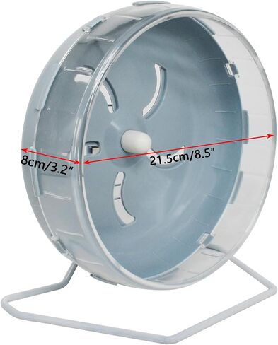 GKYZBB Green Hamster Wheel, 8.5 inch Silent Hamster Exercise Running Wheel with Stand,Pet Small Animals Exercise Running Toys,Adjustable Quiet Spinner for Guinea Pigs, Sugar Gliders, Gerbils in Kuwait