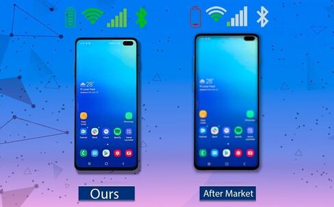 Original OEM Pull Screen Replacement for Samsung Galaxy S10 6.1"Original OEM Display Digitizer LCD Touch Assembly SM-G973U G973F G9730 G973W LCD Display Repair Toolkit(Prism White Frame) in Saudi Arabia