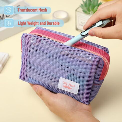 السيد Pen- mesh Bagous ، Blue ، Zipper Mesh Facs toorder in Kuwait