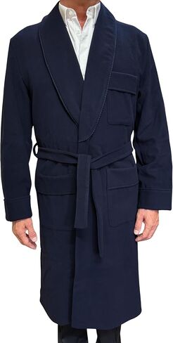 Men's Dressing Gown in Wool and Cashmere model Classic Shawl art. Londra in Saudi Arabia