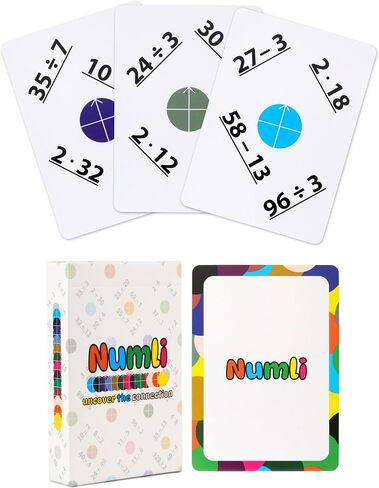 عشرة مريب "Make 12 Game" - لعبة ممارسة إضافة لاعبان للصف الأول والثاني والثالث والصف الرابع من 7+ - يبني الثقة بالأرقام ويحسن التفكير الاستراتيجي - لعبة بطاقة الرياضيات للأطفال والكبار in Kuwait