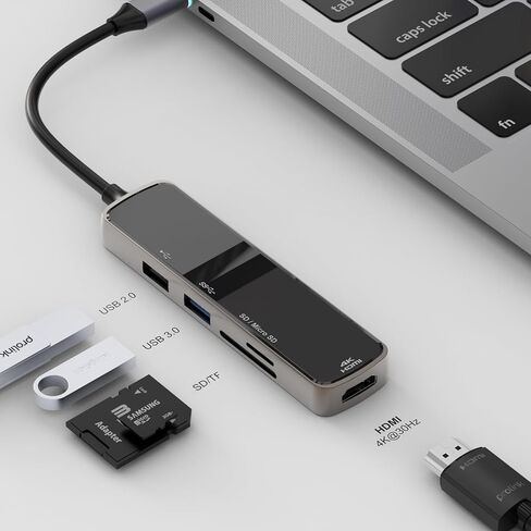 10 in 1 USB C Hub, USB C to VGA HDMI MultiPort Adapter with HDMI, VGA, PD, Ethernet, SD/TF, USB C/A Ports, Mic/Audio – USB C Laptop Docking Station, Compatible with Dell/Surface/HP in Saudi Arabia
