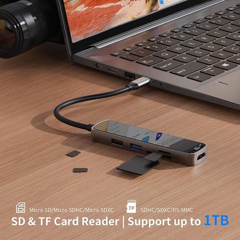 10 in 1 USB C Hub, USB C to VGA HDMI MultiPort Adapter with HDMI, VGA, PD, Ethernet, SD/TF, USB C/A Ports, Mic/Audio – USB C Laptop Docking Station, Compatible with Dell/Surface/HP in Saudi Arabia