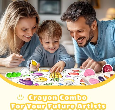 R&DLanci Cute Animal Shaped Crayons for Kids, 11-Piece Crayon Set with Eraser & Drawing Paper, Non-Toxic, Easy to Hold, Mess-Free, Safe for Toddlers, Ideal Art Supplies for Ages 3+ in Kuwait