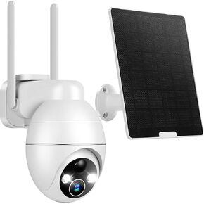 Security Cameras Wireless Outdoor Indoor, 2.4GHz WiFi Lightbulb Cameras for Home Security, 360°PTZ, Color Night Vision, Motion Detection, 2-Way Audio, Spotlight Audible Alarm in Saudi Arabia